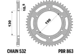 Couronne PBR acier C45 standard 863 - 532