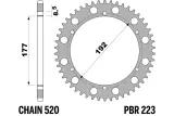 Couronne PBR aluminium ultra-light 223 - 520