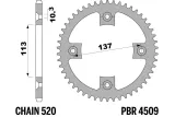 Couronne PBR acier C45 standard 4509 - 520