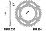 Couronne PBR acier standard 864 - 530