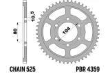 Couronne PBR acier C45 standard 4359 - 525