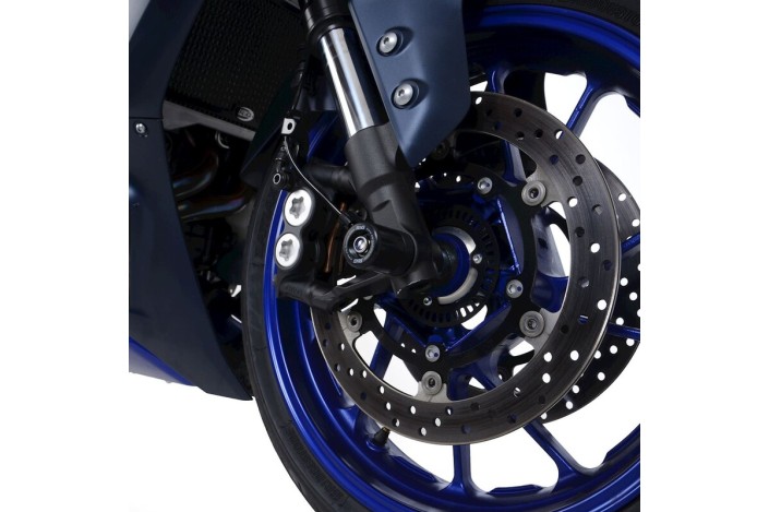 Protections de fourche R&G RACING - noir Yamaha R7