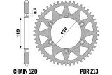Couronne PBR acier C45 standard 213 - 520