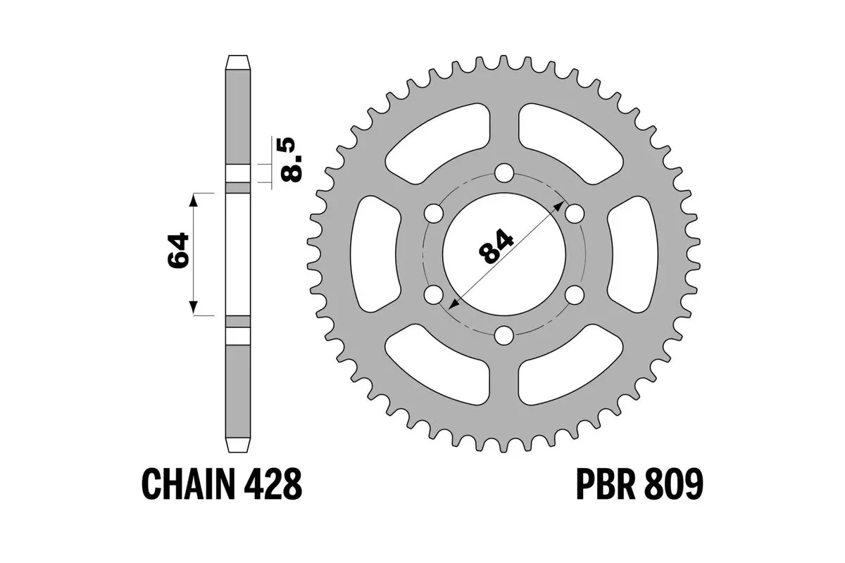 Couronne PBR acier standard 809 - 428