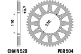 Couronne PBR aluminium ultra-light anodisé dur 504 - 520