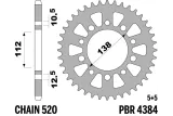 Couronne PBR acier C45 standard 4384 - 520