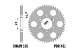 Couronne PBR acier C45 standard 481 - 530