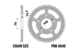 Couronne PBR acier C45 standard 4646 - 525