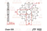 Pignon JT SPROCKETS acier standard 1022 - 520