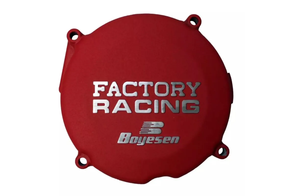 Couvercle de carter d'allumage BOYESEN Factory Racing rouge - Gas Gas MC125