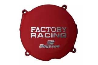 Couvercle de carter d'allumage BOYESEN Factory Racing rouge - Gas Gas MC125