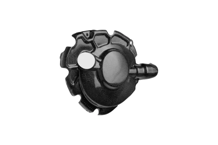 Couvercle de carter d'embrayage LIGHTECH carbone brillant