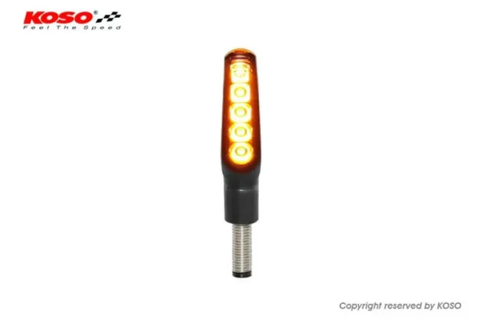 Clignotant Led KOSO Gw-01 L'Unite - Noir