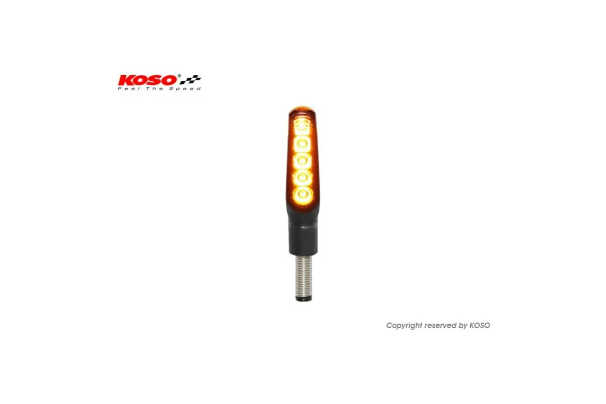 Clignotant Led KOSO Gw-01 L'Unite - Noir
