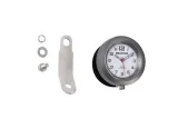 Horloge analogue OXFORD cadre titane/fond blanc