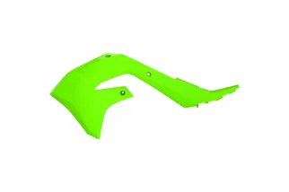 Ouies de radiateur POLISPORT Lime Green Kawasaki KX450
