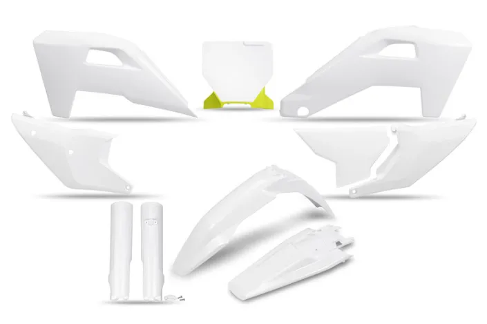 Kit plastiques complet avec protections de fourche UFO - couleur OEM
