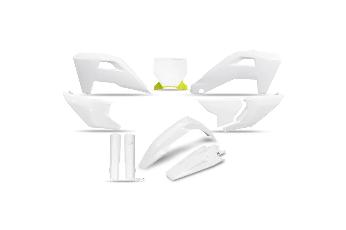 Kit plastiques complet avec protections de fourche UFO - couleur OEM