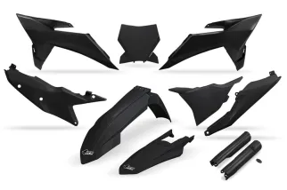 Kit plastiques UFO standard sans protections de fourche - noir