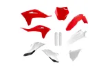 Kit plastiques POLISPORT - rouge/blanc