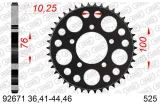 Kit chaîne AFAM 525 XHR4 - 16/36-110 - Couronne acier standard