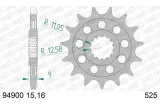 Kit chaîne AFAM 525 XHR4 - 16/36-110 - Couronne acier standard