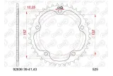 Kit chaîne AFAM 525 XHR4 - 15/41-110 - Couronne acier standard
