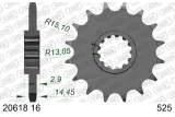 Kit chaîne AFAM 525 XHR4 - 16/43-110 - Couronne acier standard