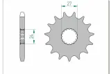 Kit chaîne AFAM 530 XHR4 - 18/43-118 - Couronne acier standard
