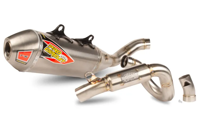 Ligne d'échappement complète PRO CIRCUIT T-6 - inox/titane