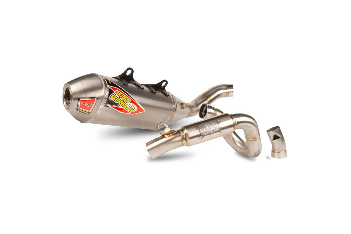Ligne d'échappement complète PRO CIRCUIT T-6 - inox/titane