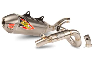 Ligne d'échappement complète PRO CIRCUIT T-6 - inox/titane