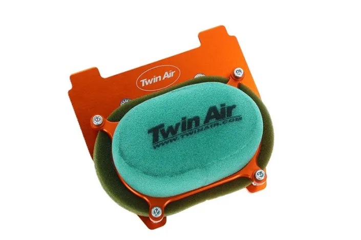 Kit filtre à air pré-huilé TWIN AIR avec cage aluminium