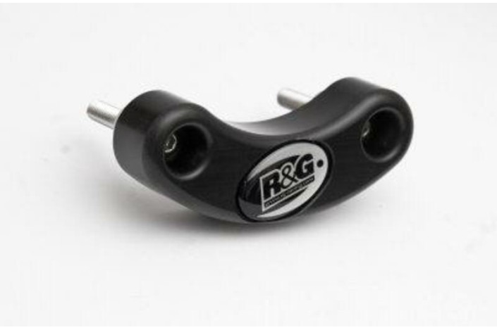 Slider moteur droit R&G RACING noir Triumph Dayton/Street Triple 675