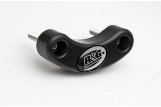 Slider moteur droit R&G RACING noir Triumph Dayton/Street Triple 675