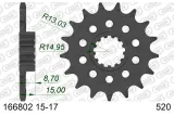Pignon AFAM acier standard - 520