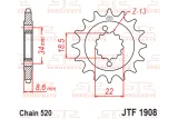Pignon JT SPROCKETS acier standard - 520