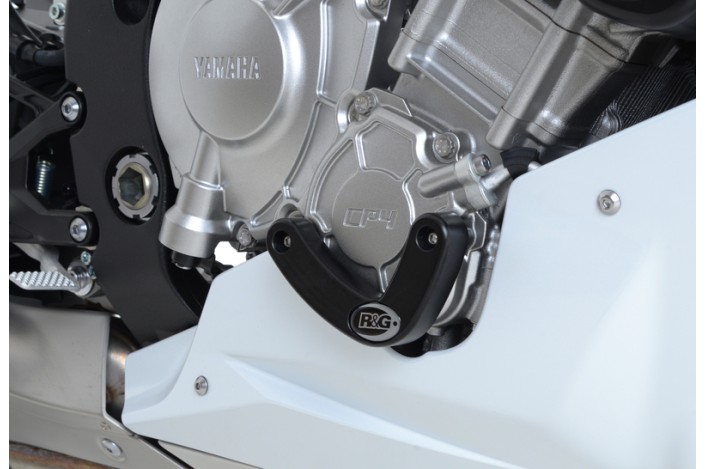 Slider moteur droit R&G RACING noir Yamaha YZF-R1
