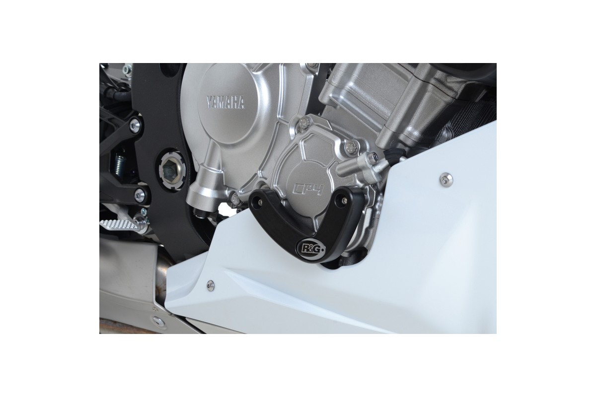 Slider moteur droit R&G RACING noir Yamaha YZF-R1 Slider moteur droit R&G RACING noir Yamaha YZF-R1