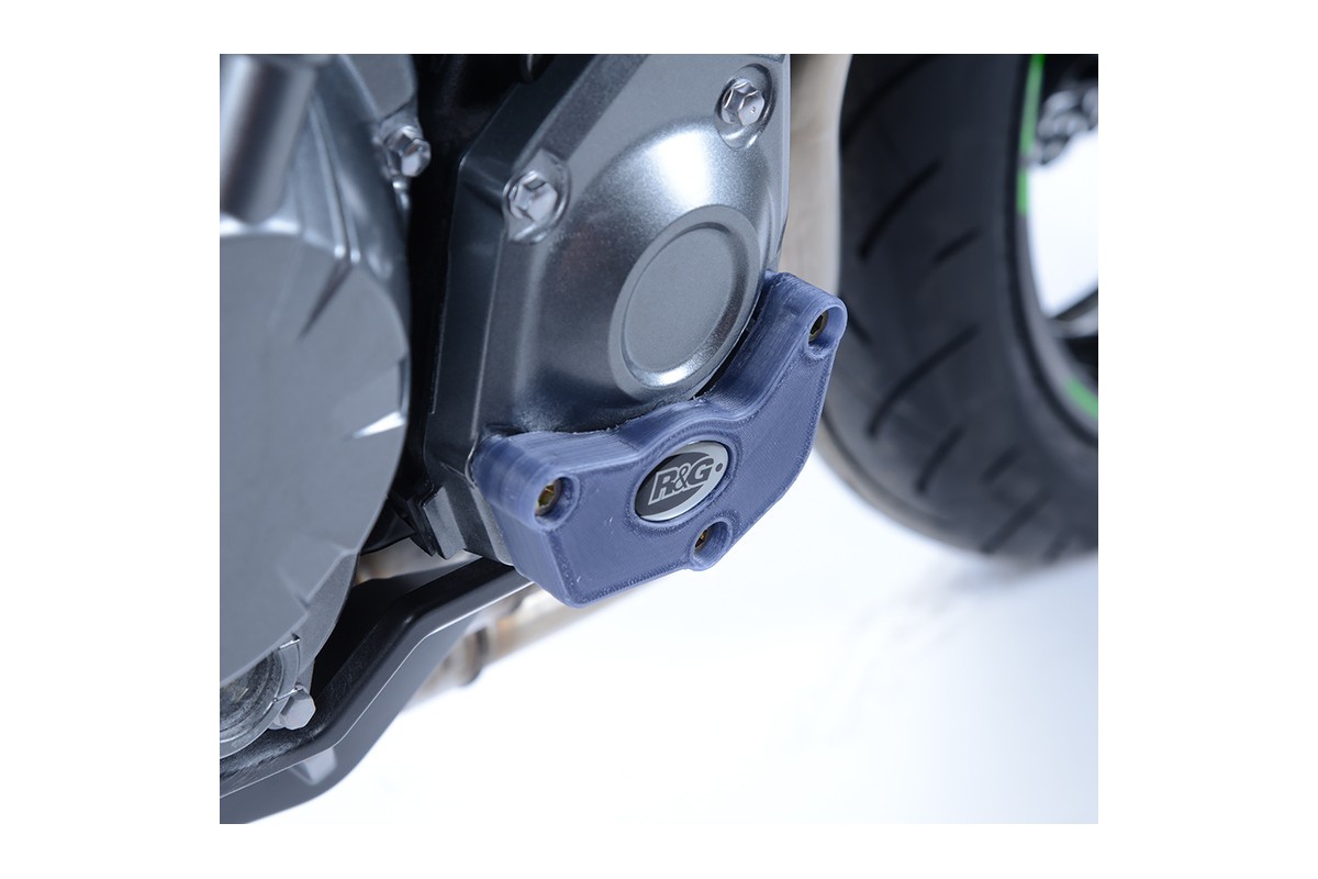 Slider moteur droit R&G RACING noir Kawasaki Z900