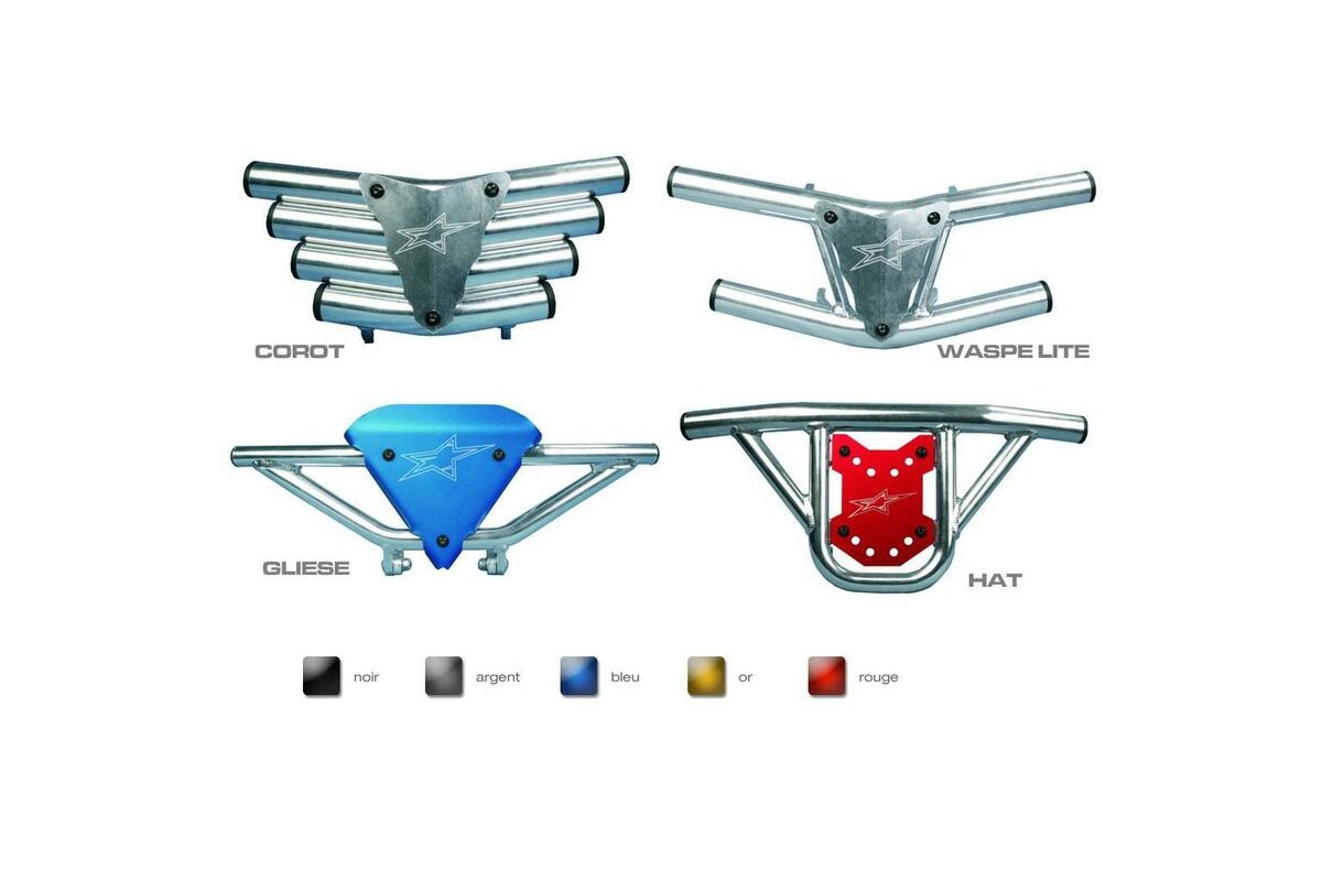 Bumper CROSS-PRO Waspe lite aluminium - Yamaha YFM700R Raptor