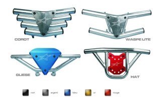 Bumper CROSS-PRO Waspe lite aluminium - Suzuki LT-Z400 Quadsport