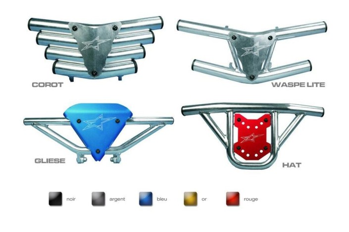 Bumper CROSS-PRO Waspe lite aluminium - Suzuki LT-Z400 Quadsport