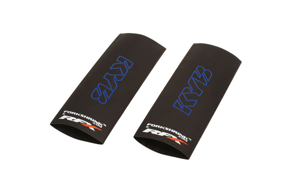 Protection de fourche supérieure RFX Race Series Forkshrink logo KYB - bleu