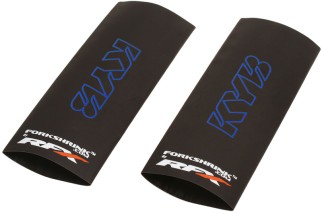 Protection de fourche supérieure RFX Race Series Forkshrink logo KYB - bleu