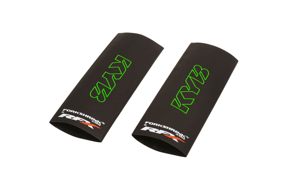 Protection de fourche supérieure RFX Race Series Forkshrink logo KYB - vert