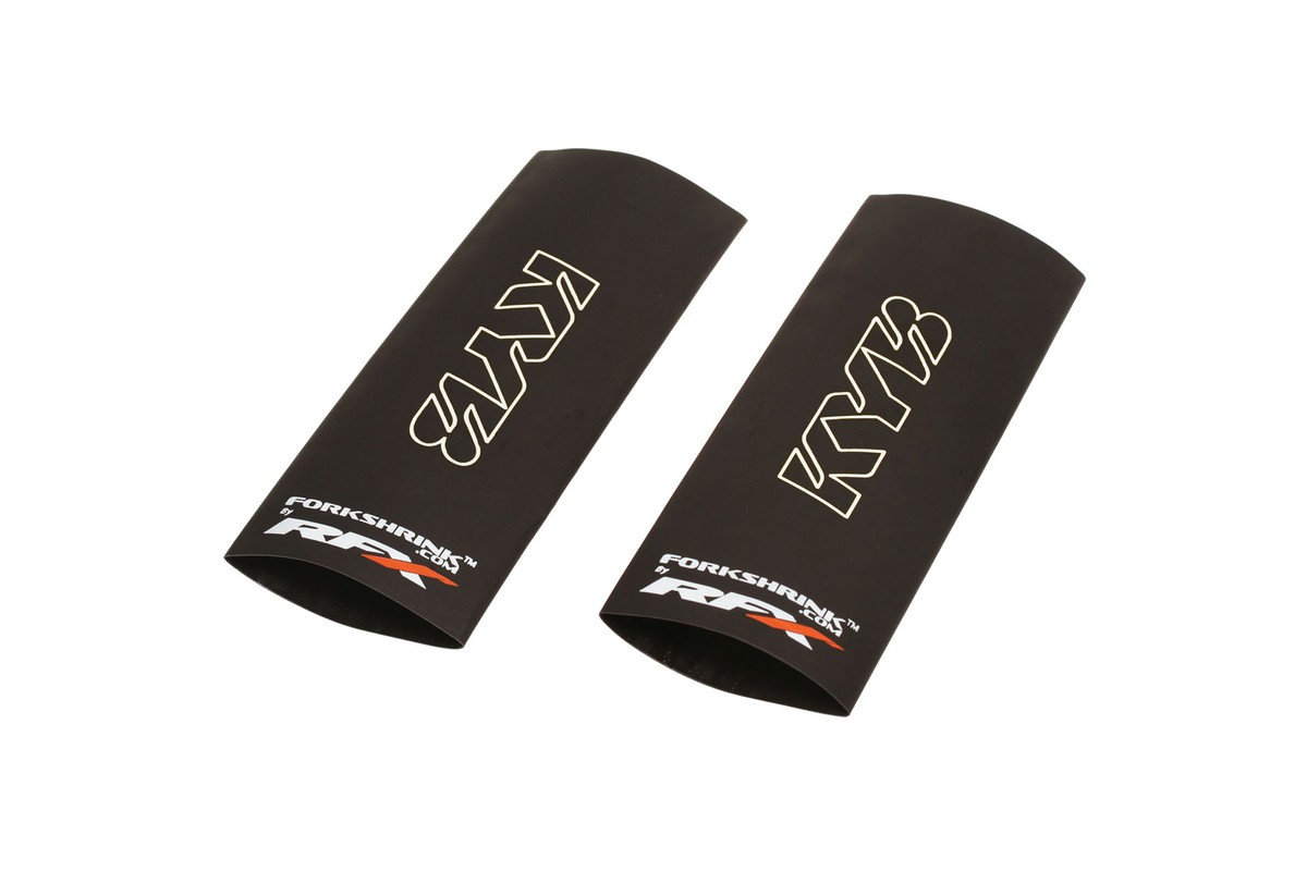 Protection de fourche supérieure RFX Race Series Forkshrink logo KYB - blanc