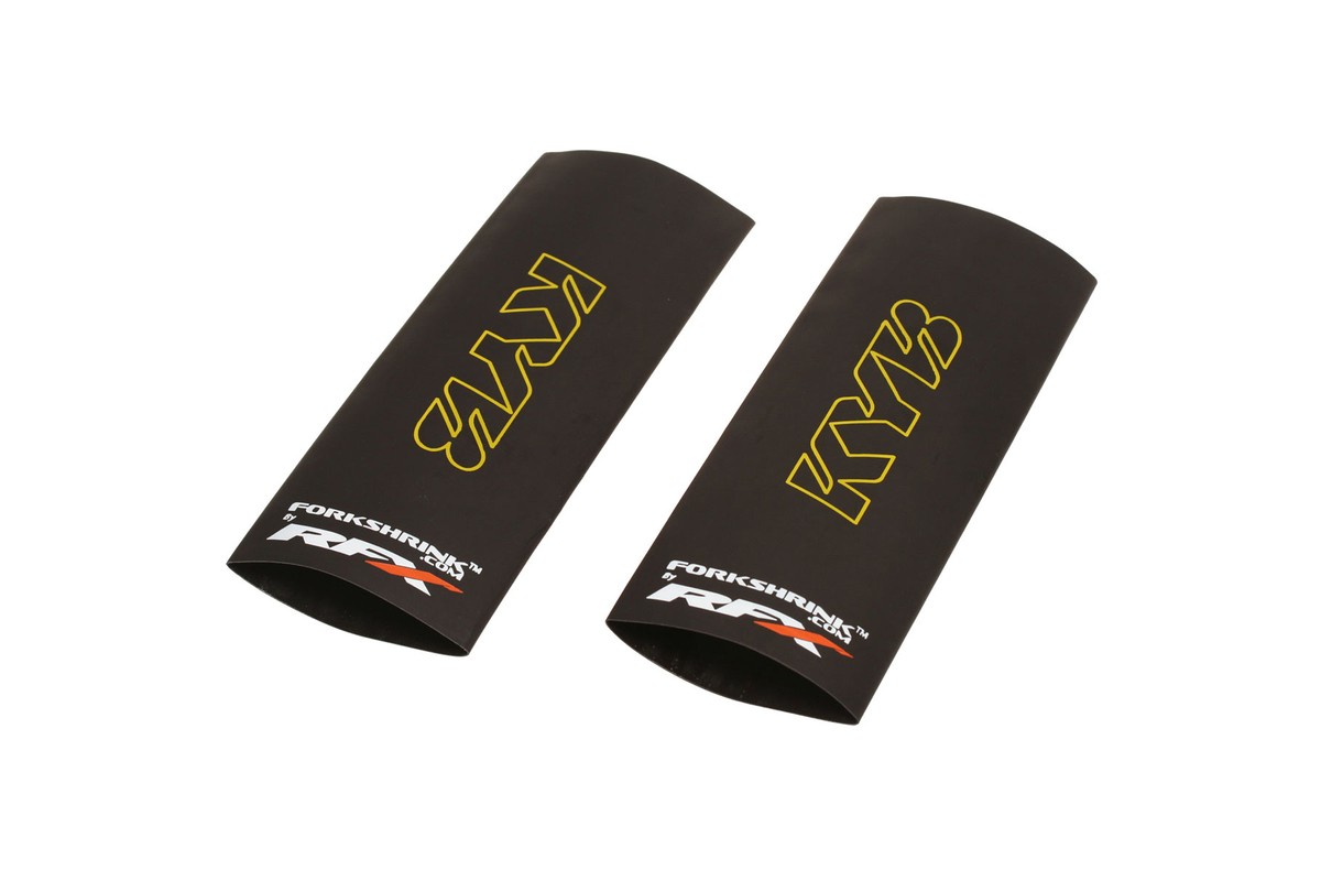 Protection de fourche supérieure RFX Race Series Forkshrink logo KYB - jaune