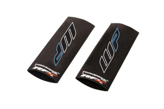 Protection de fourche supérieure RFX Race Series Forkshrink logo WP - blanc/bleu