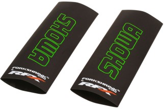 Protection de fourche supérieure RFX Race Series Forkshrink logo Showa - vert